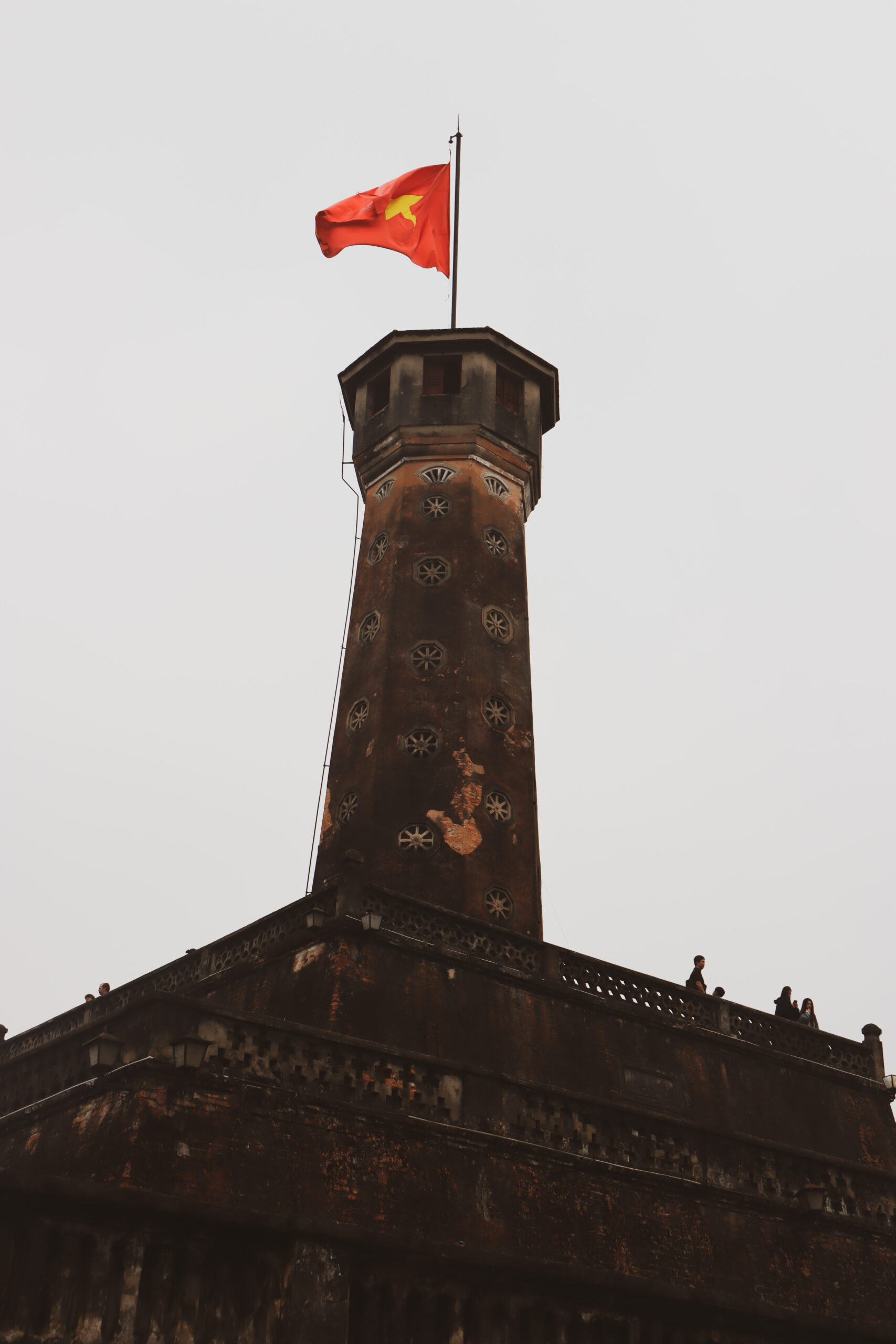 Travel with footprints Flag Tower Hanoi